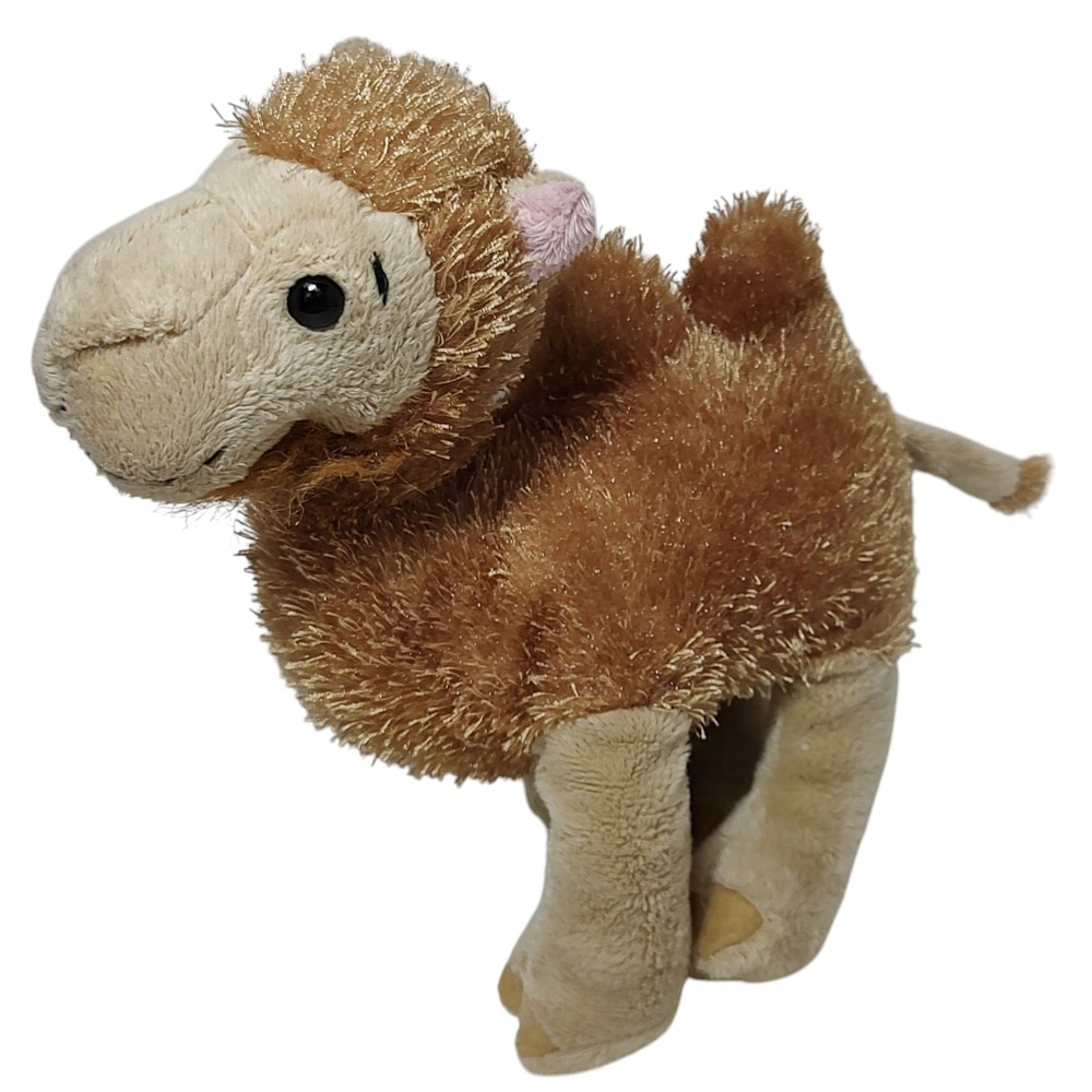 Ganz Webkinz Plush Bactrian Camel Tan Stuffed‎ Animal Toy Eight Inches